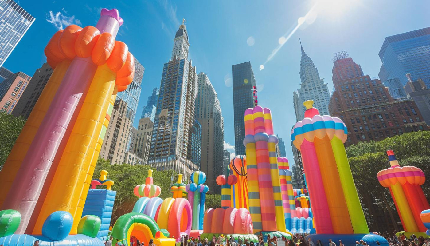 Comment les structures gonflables géantes transforment le marketing visuel